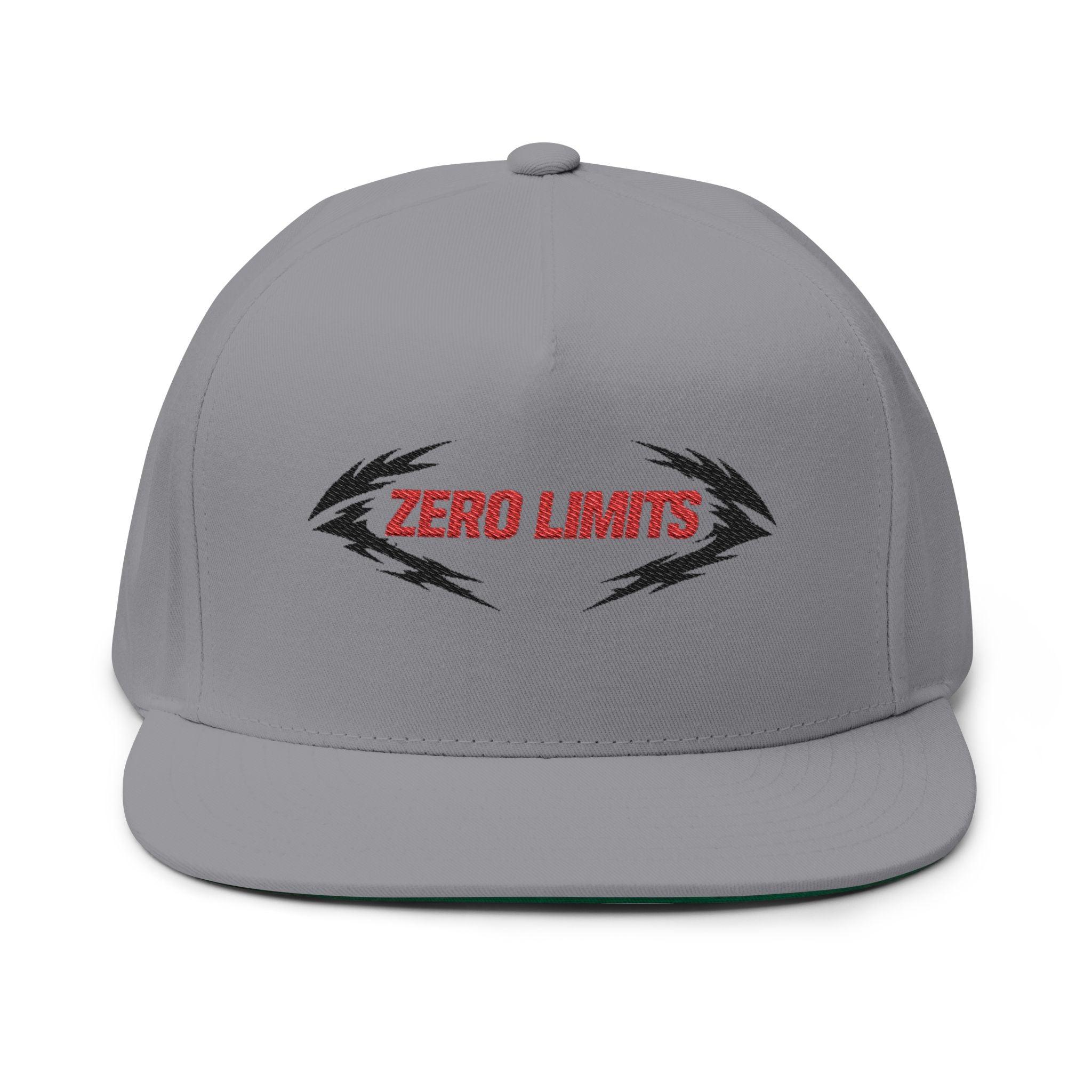 Zero Limits Flat Bill Cap (White + Grey)