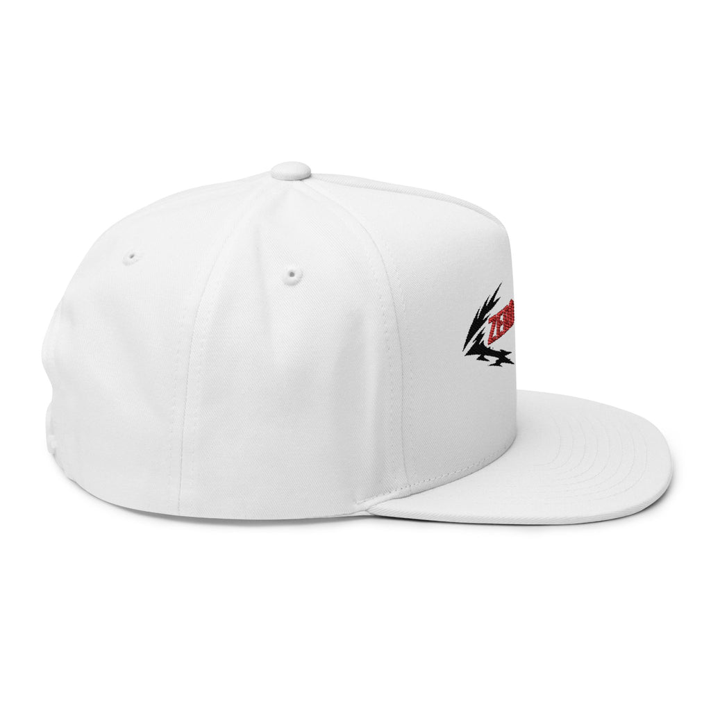 Zero Limits Flat Bill Cap (White + Grey)