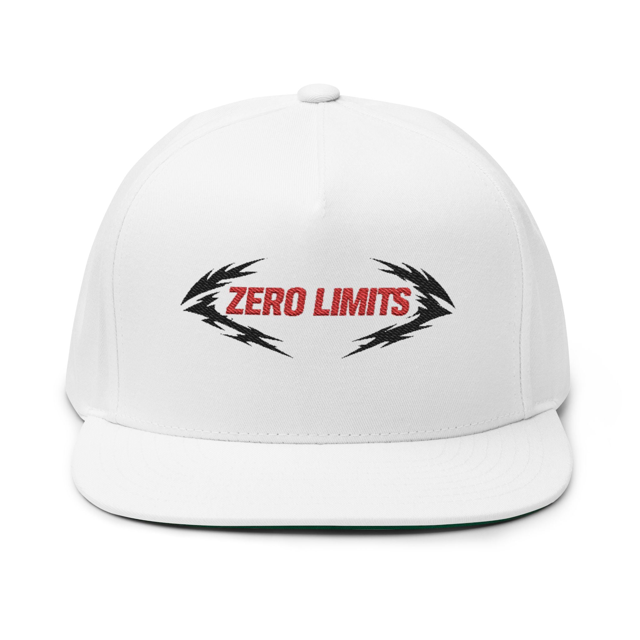 Zero Limits Flat Bill Cap (White + Grey)