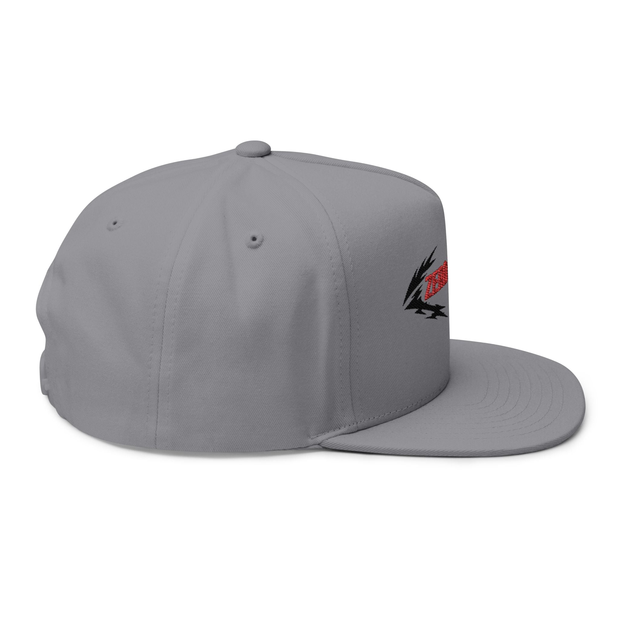 Zero Limits Flat Bill Cap (White + Grey)